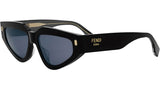 Fendi Roma Black Geometric Sunglasses
