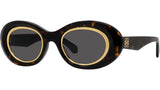 Anagram Havana Oval Sunglasses