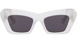 Anagram LW40036I 21A White Cat Eye Sunglasses