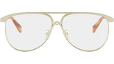 CELINE Metal Gold Pilot Sunglasses