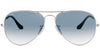 Aviator Gradient RB3025 003/3F Silver Blue - 55-14-135