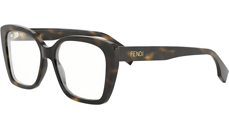 Lettering Havana Butterfly Eyeglasses