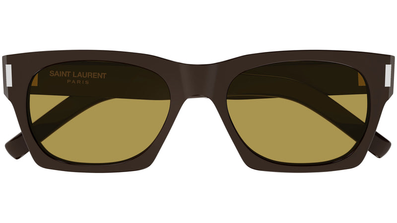 NEW SAINT LAURENT SL402 018 UNISEX SUNGLASSES BEIGE SQUARE SL 402 018 EYEWEAR Saint Laurent | Accessories | New Saint Laurent Sl42 08  main image 3