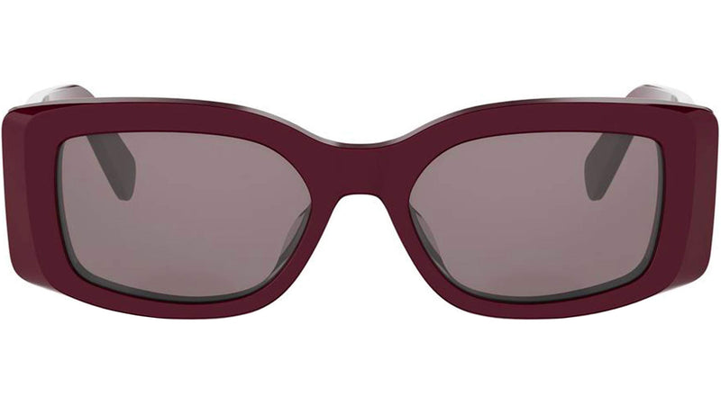 Maxi Triomphe Red Rectangular Sunglasses