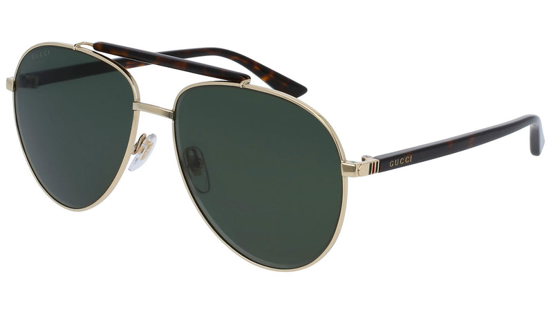 GG0014S tortoise gold and green