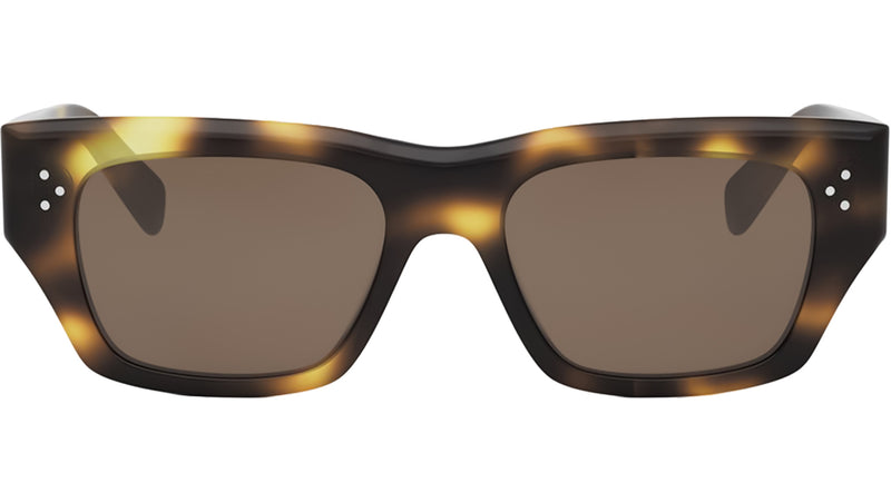 3 Dots HD Tortoise Geometric Sunglasses