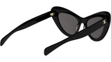 Triomphe Mini HD Black Cat Eye Sunglasses
