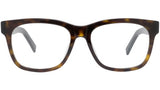 4G Havana Rectangular Eyeglasses