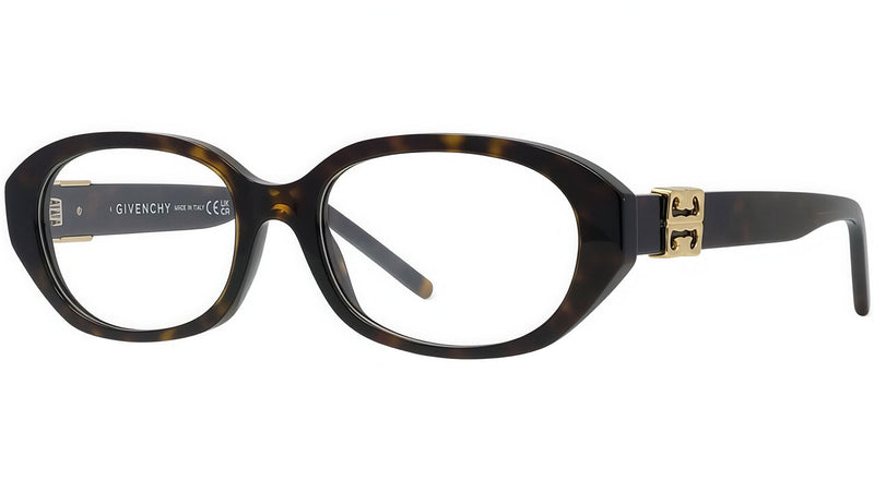 4G Liquid Havana Oval Eyeglasses
