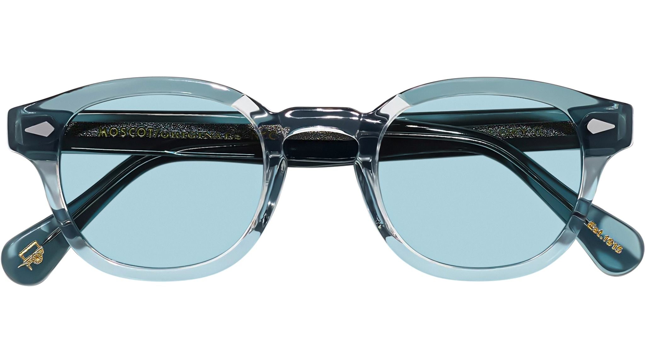 Occhiali da Sole Moscot Lemtosh Sun Blu-Grigio Chiaro e Blu