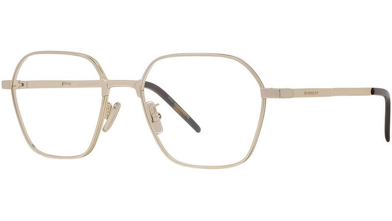 GV One Gold Geometric Eyeglasses