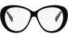 CELINE 3 Dots Black Butterfly Eyeglasses - 57-13-140