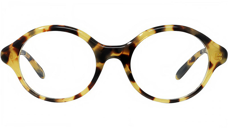 Slim Tortoise Round Eyeglasses