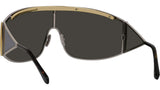 Speed Shield Silver Mask Sunglasses