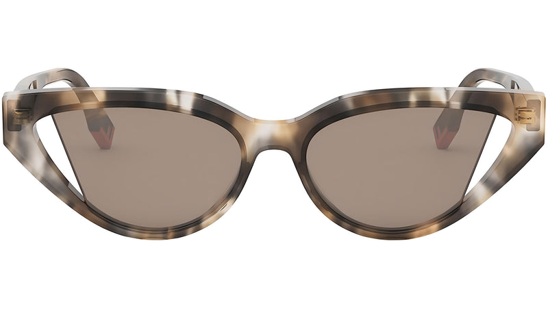 Fendi Way Grey Cat Eye Sunglasses