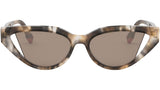 Fendi Way Grey Cat Eye Sunglasses