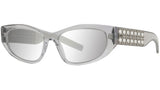 Plumetis Grey Geometric Sunglasses