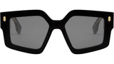 Fendi Roma Black Geometric Sunglasses
