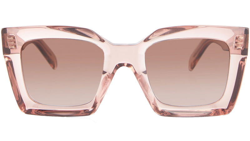 CELINE 3 Dots Rose Rectangular Sunglasses