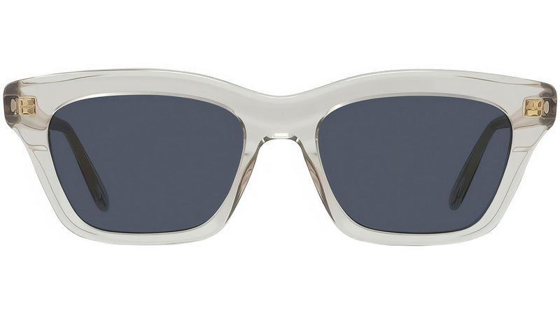 Slim Brown Geometric Sunglasses