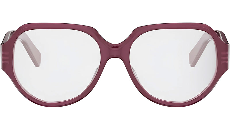 Triomphe Bordeaux Geometric Eyeglasses