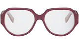 Triomphe Bordeaux Geometric Eyeglasses