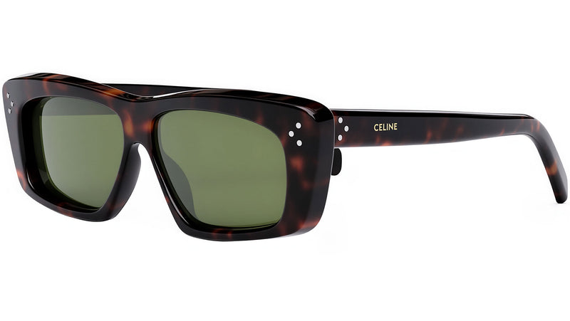 CELINE 3 Dots Tortoise Geometric Sunglasses