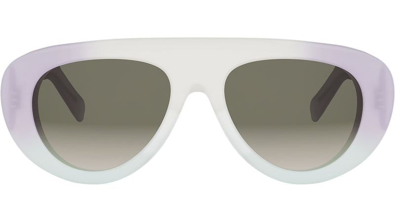 Triomphe Stamp Violet Pilot Sunglasses