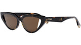 Fendi Way Havana Cat Eye Sunglasses