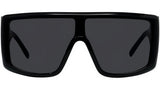 Square Black Shield Sunglasses