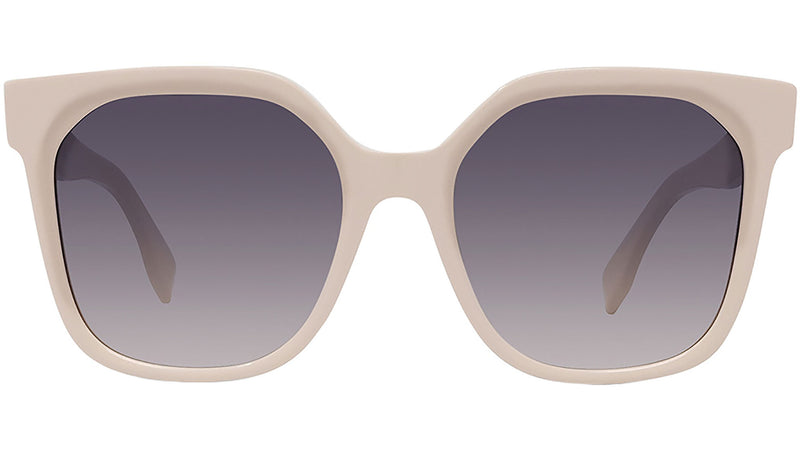 Lettering Pink Square Sunglasses