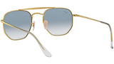 The Marshal RB3648 gold clear gradient blue