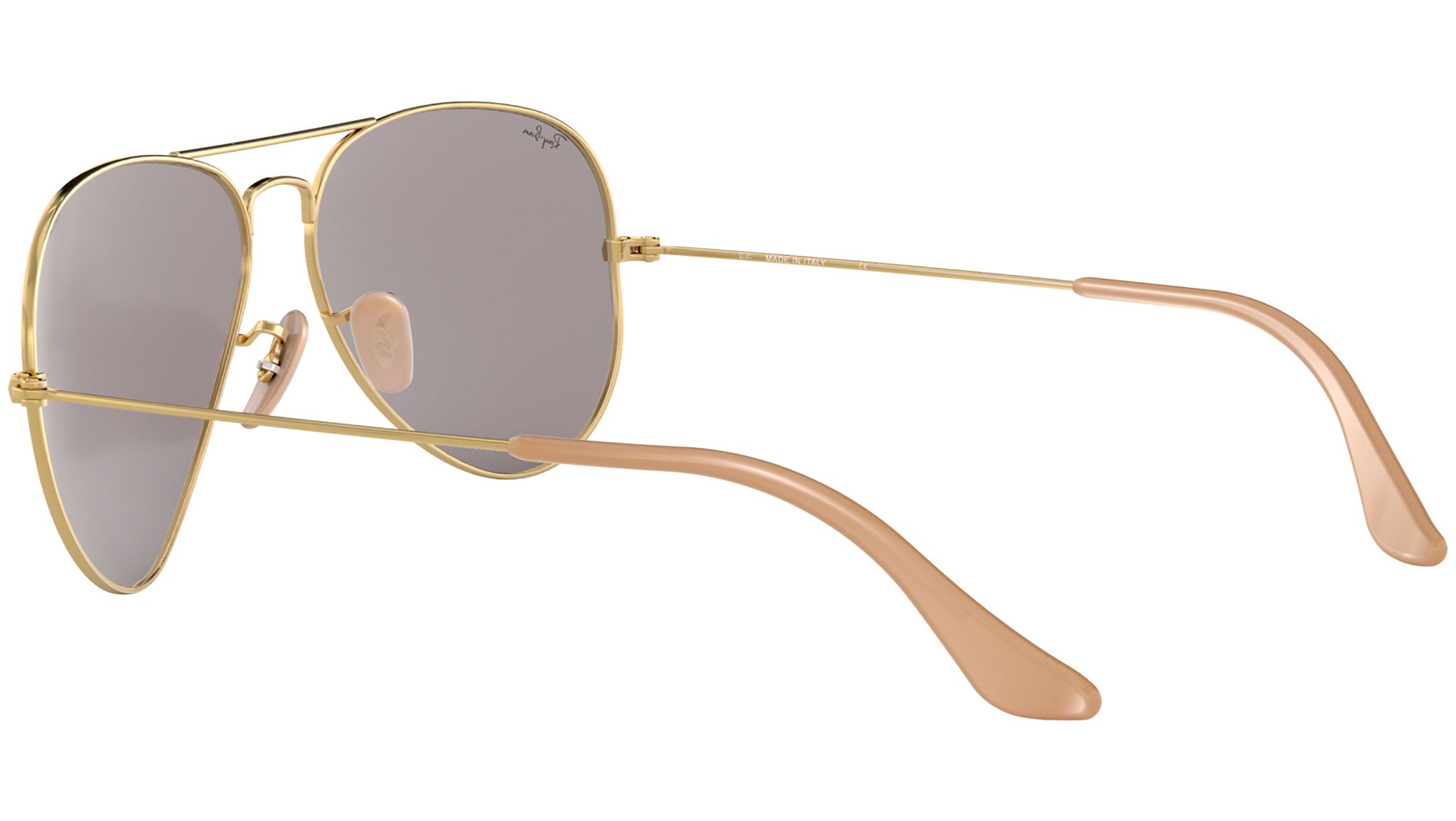 Aviator Washed Evolve RB3025 gold and grey